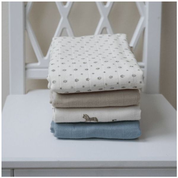 Set de 3 petits langes - Rowan