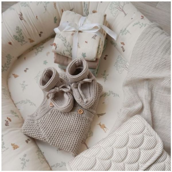 Set de 3 petits langes - Woodland