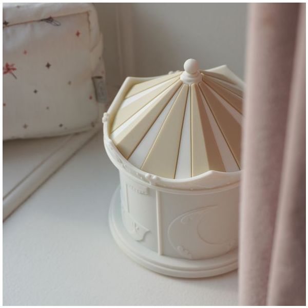 Carousel Silicone Night Light - Off White