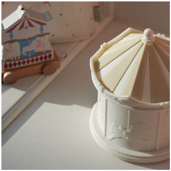 Carousel Silicone Night Light - Off White