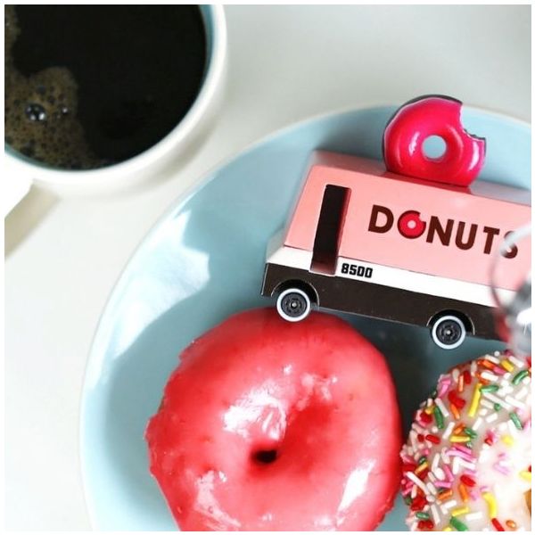 Candycar® Wooden Car - Donut Van