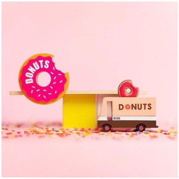 Candycar® Wooden Car - Donut Van