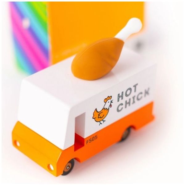Candycar® Wooden Car - Fried Chicken Van