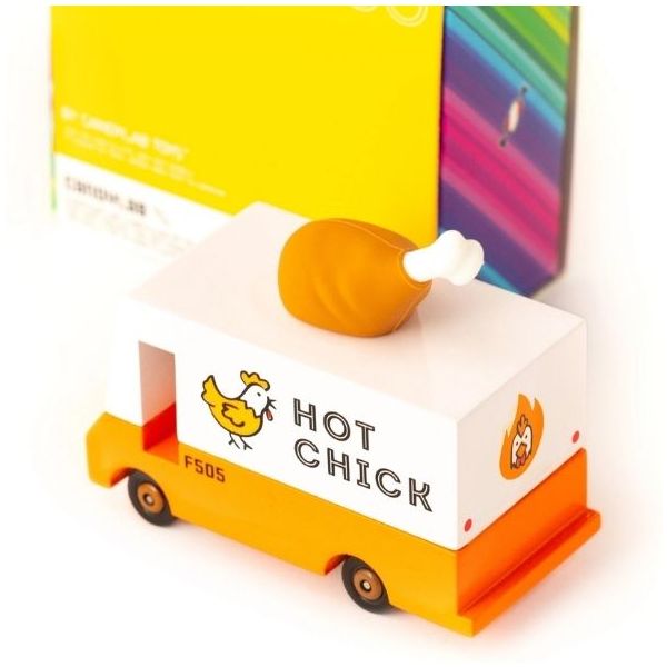 Candycar® Wooden Car - Fried Chicken Van