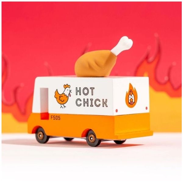 Candycar® Wooden Car - Fried Chicken Van