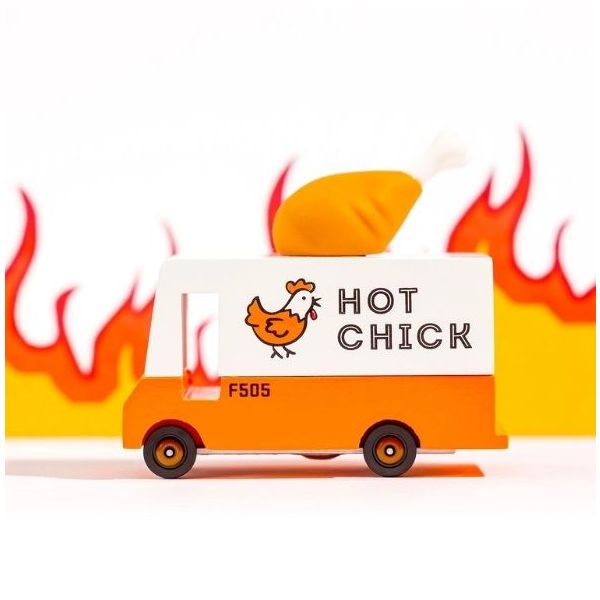 Candycar® Wooden Car - Fried Chicken Van