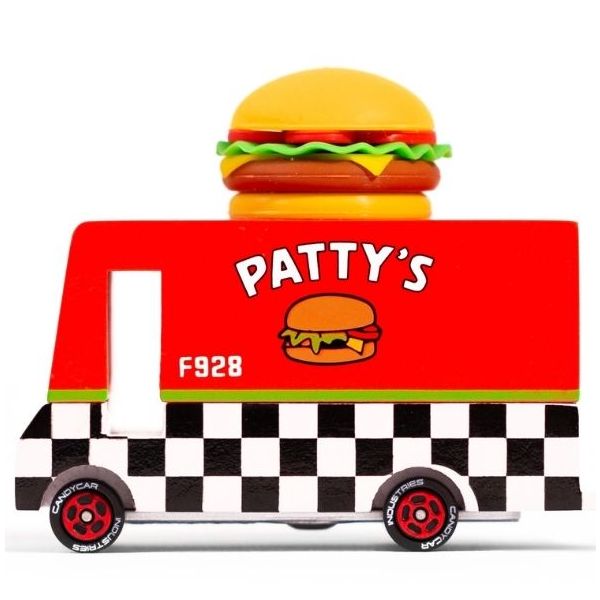 Candycar® Wooden Car - Hamburger Van