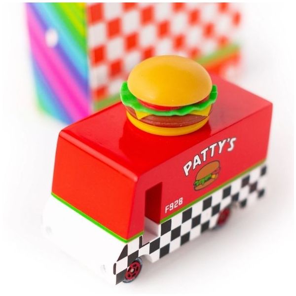 Candycar® Wooden Car - Hamburger Van