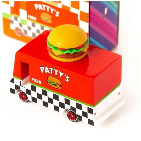 Candycar® Wooden Car - Hamburger Van
