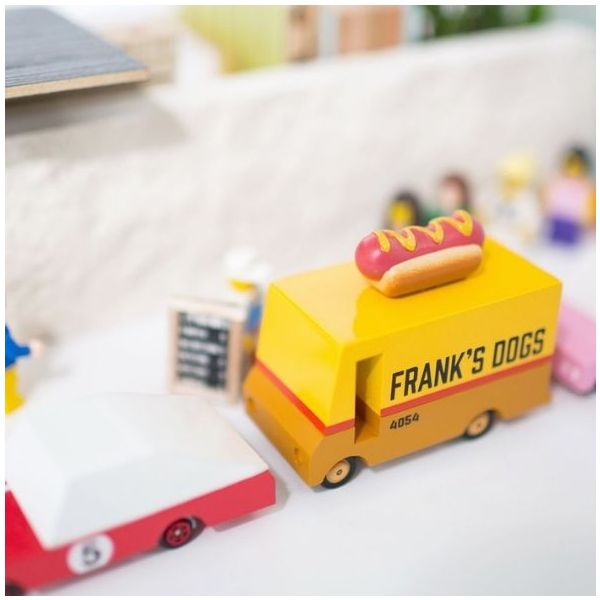 Candycar® Wooden Car - Hot Dog Van
