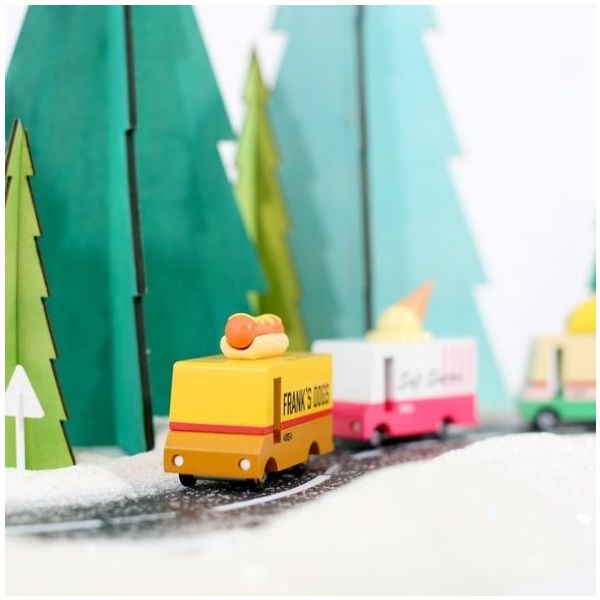Candycar® Wooden Car - Hot Dog Van