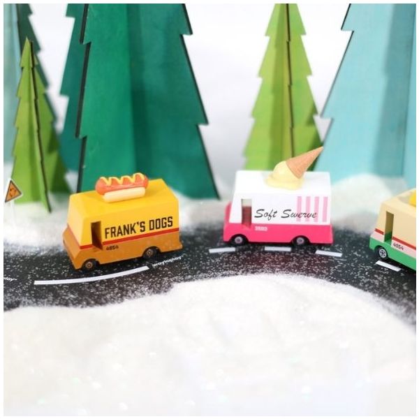 Candycar® Wooden Car - Ice Cream Van