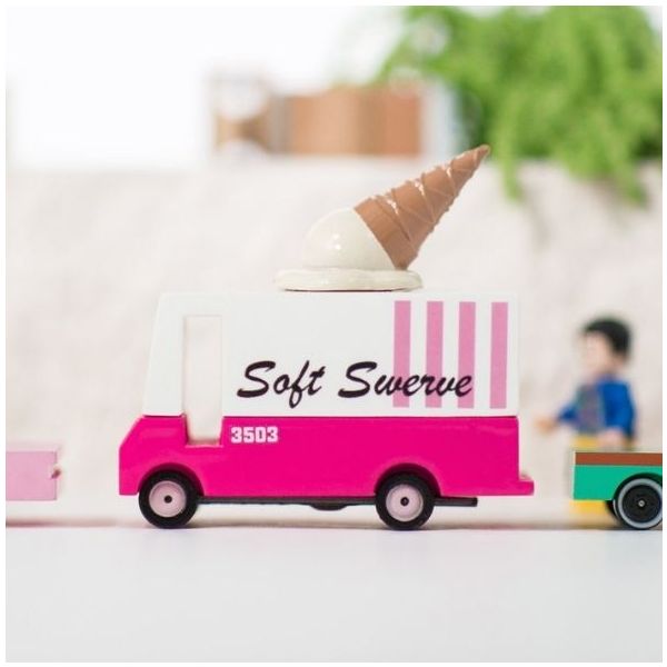 Candycar® Wooden Car - Ice Cream Van