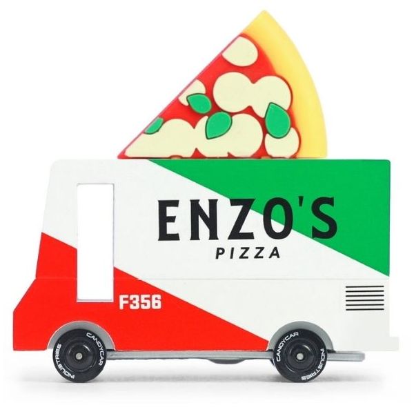 Candycar® Wooden Car - Pizza Van