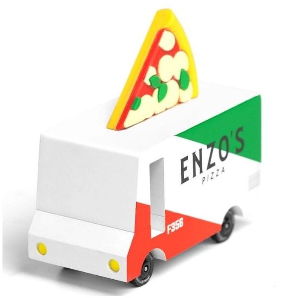 Candycar® Wooden Car - Pizza Van
