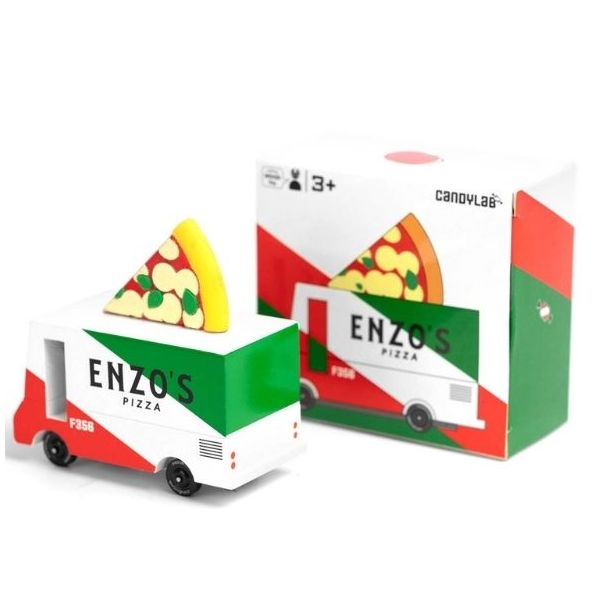 Candycar® Wooden Car - Pizza Van