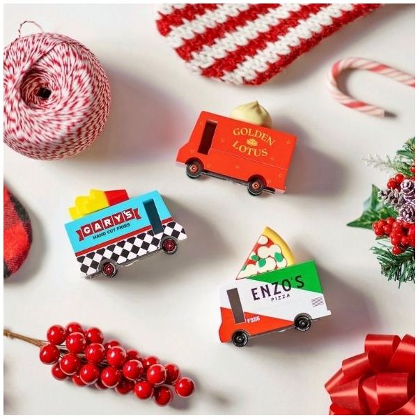 Candycar® Wooden Car - Pizza Van