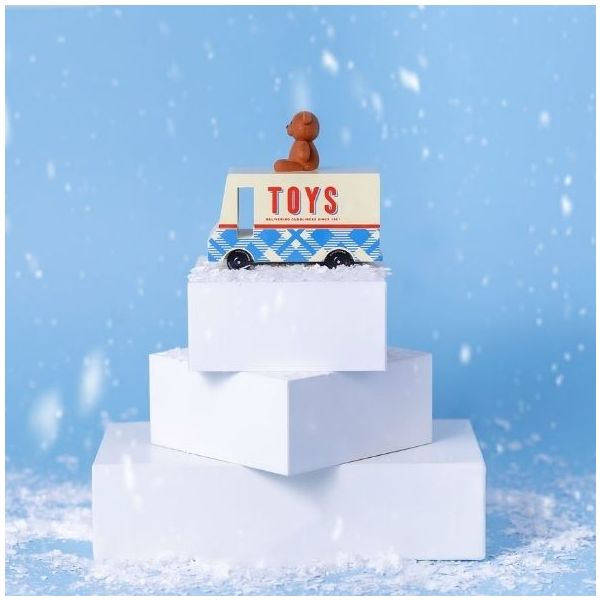 Candycar® Wooden Car - Teddy Bear Van
