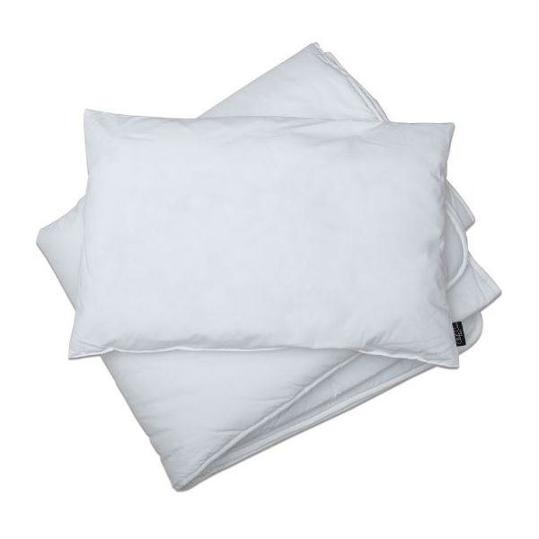 Duo couette & oreiller DOLI - 120 x 180 cm - Milk