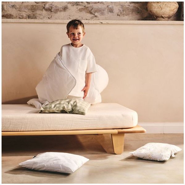 Duo couette & oreiller DOLI - 120 x 180 cm - Milk