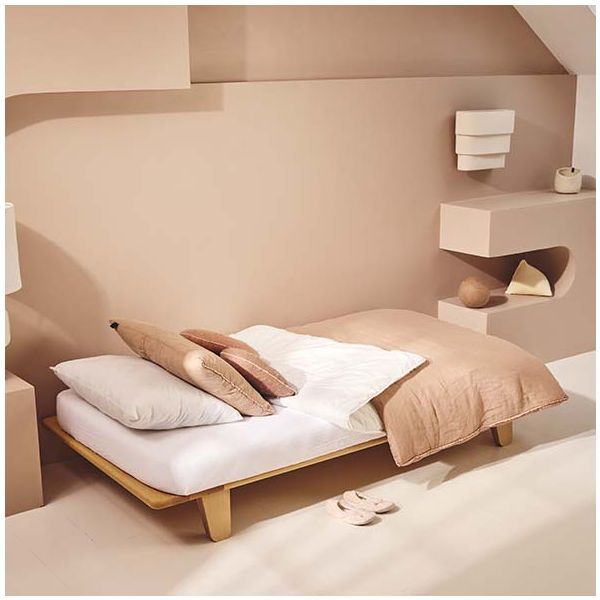 YOMI Junior Bed 80 x 160 cm + Mattress + Mattress Protector + Fitted Sheet