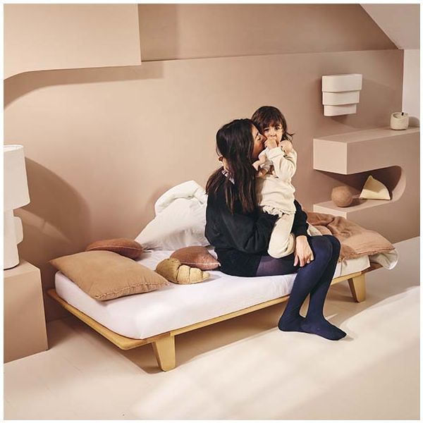 YOMI Junior Bed 80 x 160 cm + Mattress + Mattress Protector + Fitted Sheet