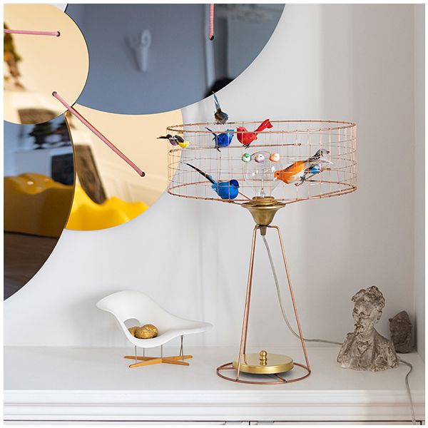 Lampe Tambour Volière