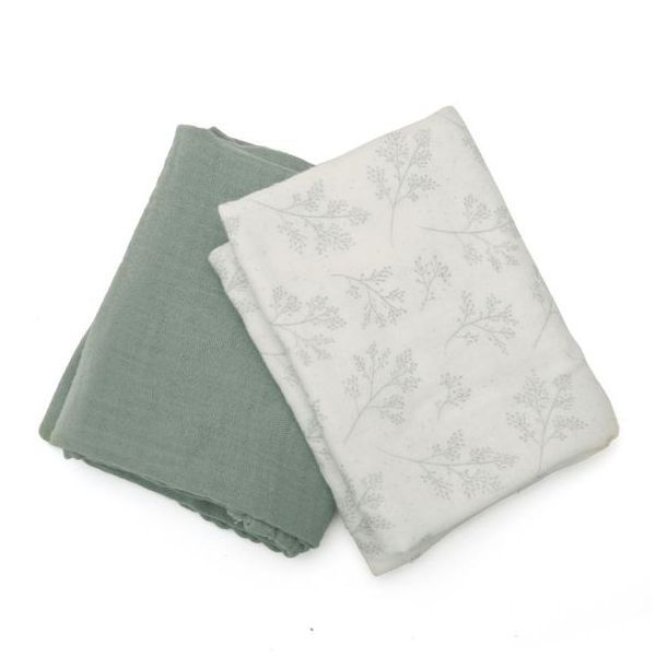 Pago Changing Mat Cover + Muslin Cloths + Mat Protector + 2 Storage Baskets