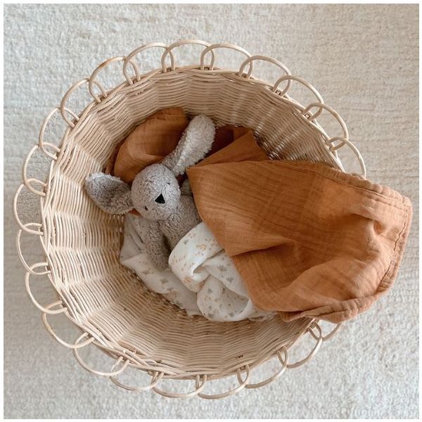 Pago Changing Mat Cover + Muslin Cloths + Mat Protector + 2 Storage Baskets