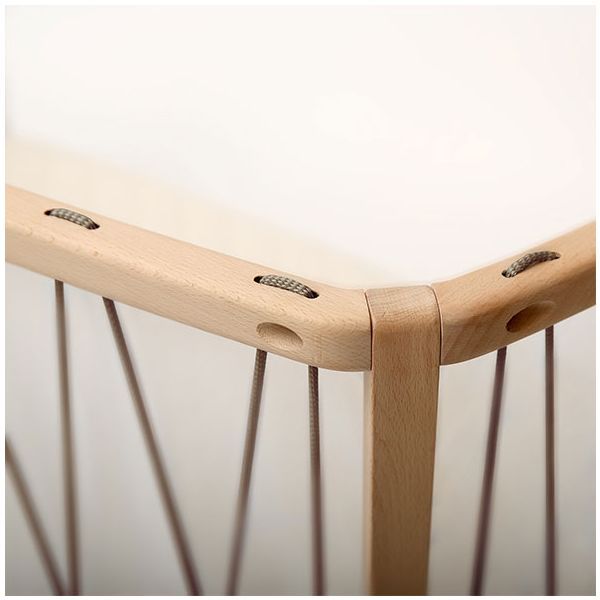 Kimi Baby Bed 66 x 120 cm + Mattress + Mattress Protector + Fitted Sheet