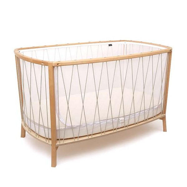 Kimi Baby Bed 66 x 120 cm + Mattress + Mattress Protector + Fitted Sheet