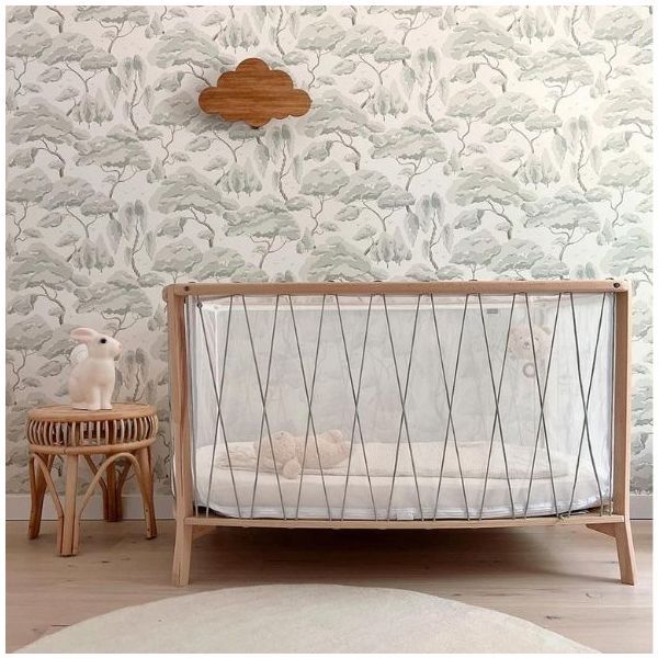 Kimi Baby Bed 66 x 120 cm + Mattress + Mattress Protector + Fitted Sheet