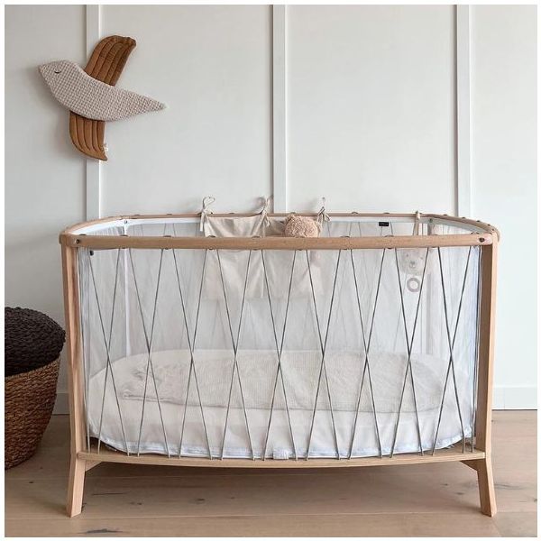 Kimi Baby Bed 66 x 120 cm + Mattress + Mattress Protector + Fitted Sheet