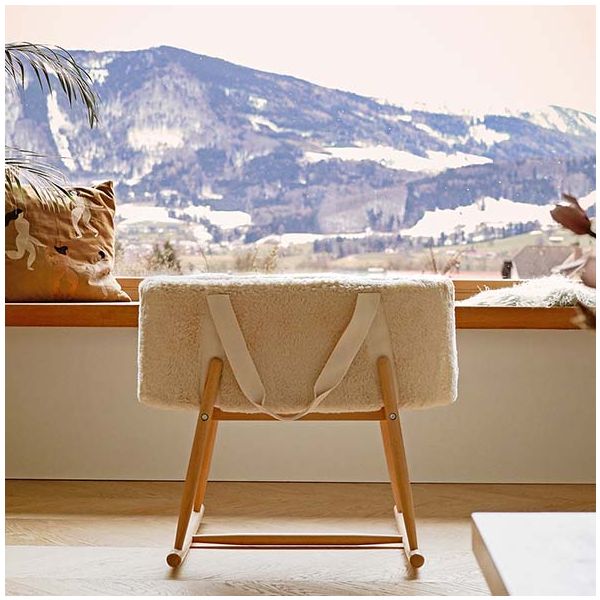Couffin Kuko - Matelas inclus - Fourrure Milk