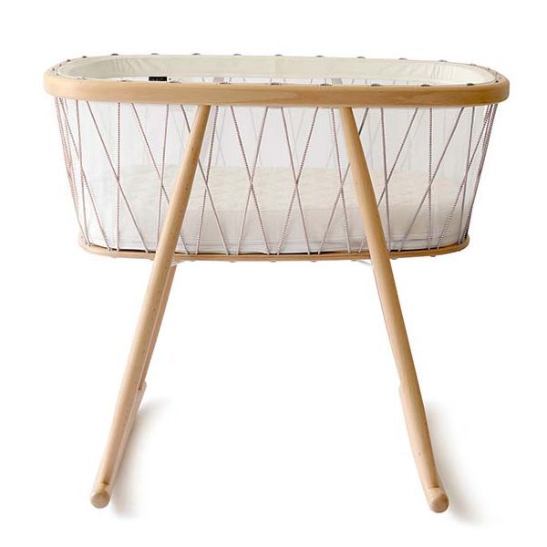 Kumi Cradle + Mattress + Mattress Protector + Fitted Sheet