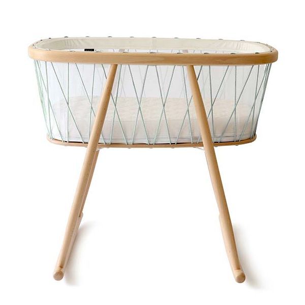 Kumi Cradle + Mattress + Mattress Protector + Fitted Sheet