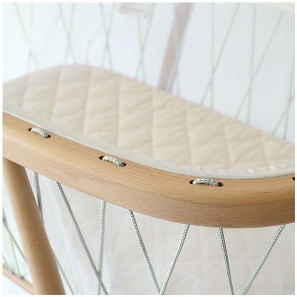 Kumi Cradle + Mattress + Mattress Protector + Fitted Sheet