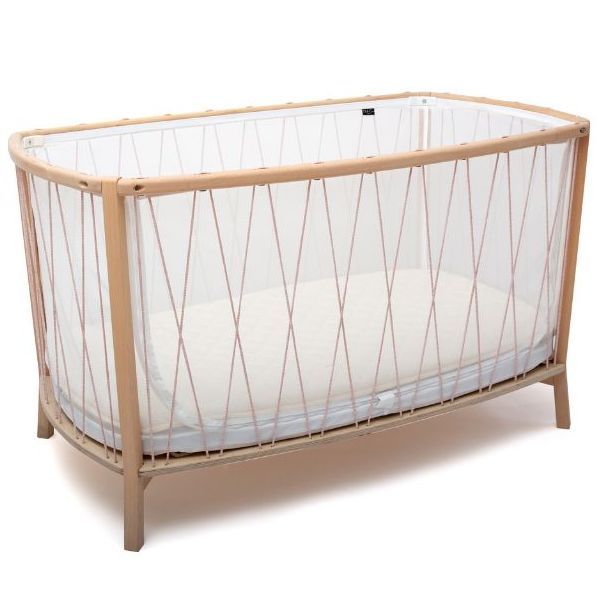 Kimi Baby Bed 66 × 120 cm + Mattress + Bed Rail