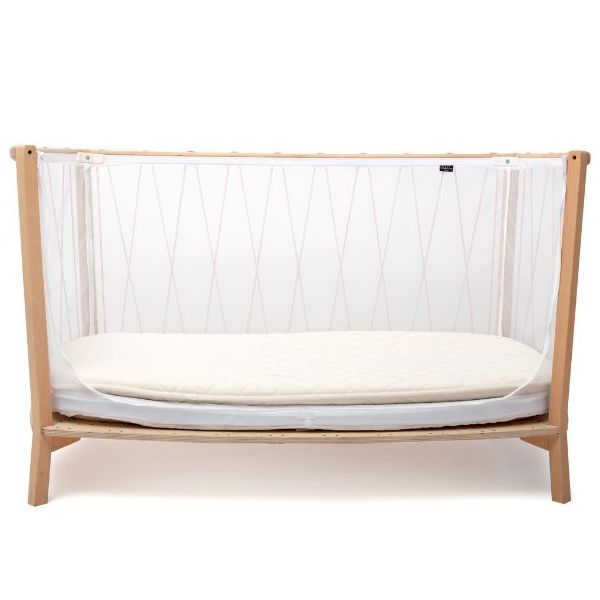 Babybett Kimi 66 x 120 cm - Matratze und Bio-Matratzenauflage inklusive - Bois de rose