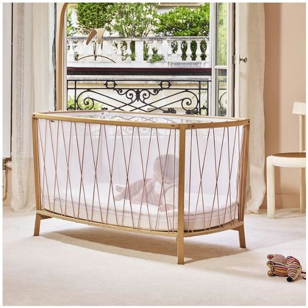 Kimi Baby Bed 66 × 120 cm + Mattress + Bed Rail