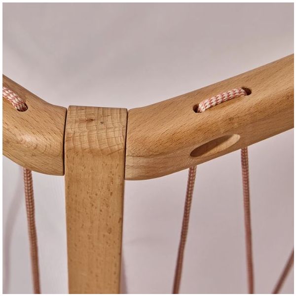 Babybett Kimi 66 x 120 cm - Matratze und Matratzenauflage inklusive - Bois de rose