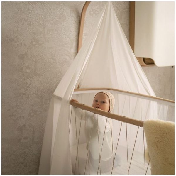 Betthimmel - Schleierweiss