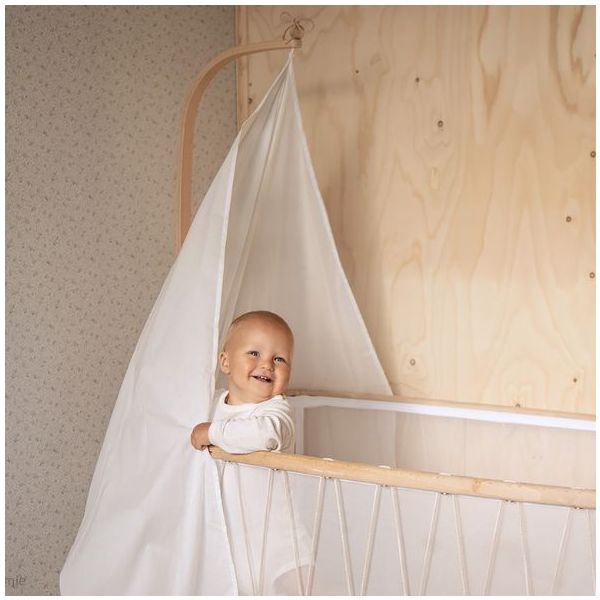 Betthimmel - Schleierweiss