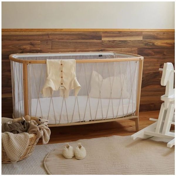 Kimi Baby Bed 66 × 120 cm + Mattress + Bed Rail