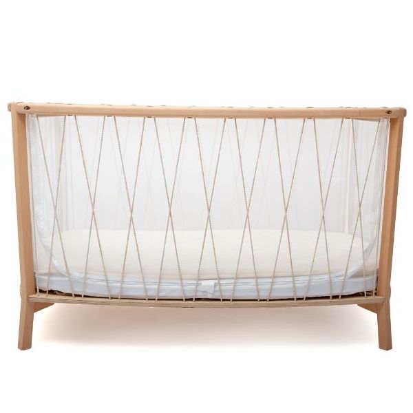 Babybett Kimi 66 x 120 cm - Matratze und Matratzenauflage inklusive - Desert