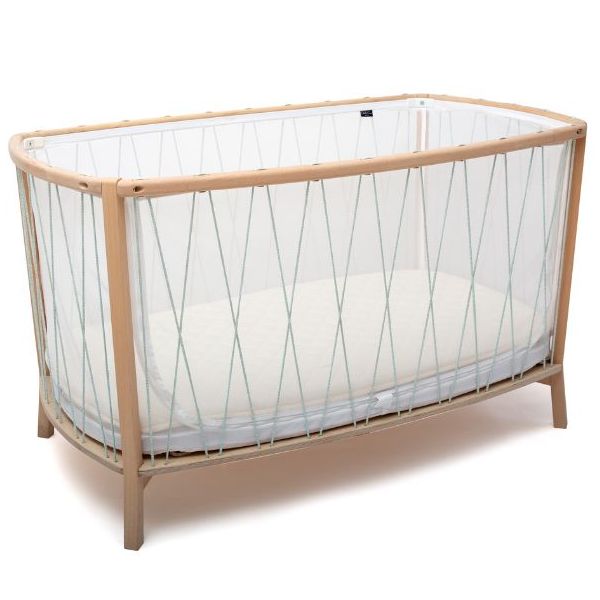 Babybett Kimi 66 x 120 cm - Matratze und Bio-Matratzenauflage inklusive - Lichen