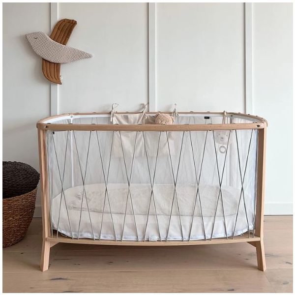 Babybett Kimi 66 x 120 cm - Matratze und Bio-Matratzenauflage inklusive - Lichen