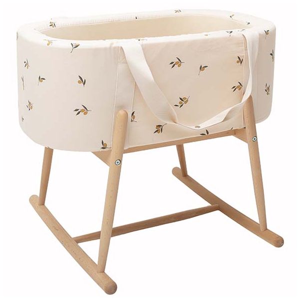 Couffin Kuko x Organic Zoo - Matelas inclus - Olive Garden