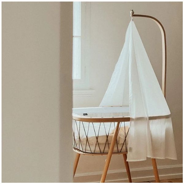 Wiege Kumi - Matratze aus Kokosfasern inklusive - Bois de rose