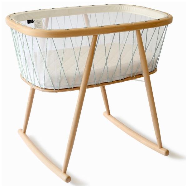 Wiege Kumi - Matratze inklusive - Haselnuss